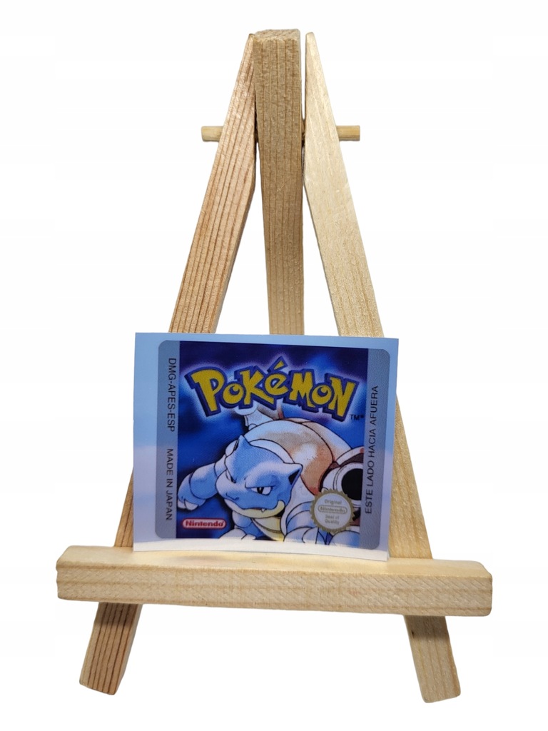 Naklejka zastępcza Pokemon Blue Game Boy Gameboy