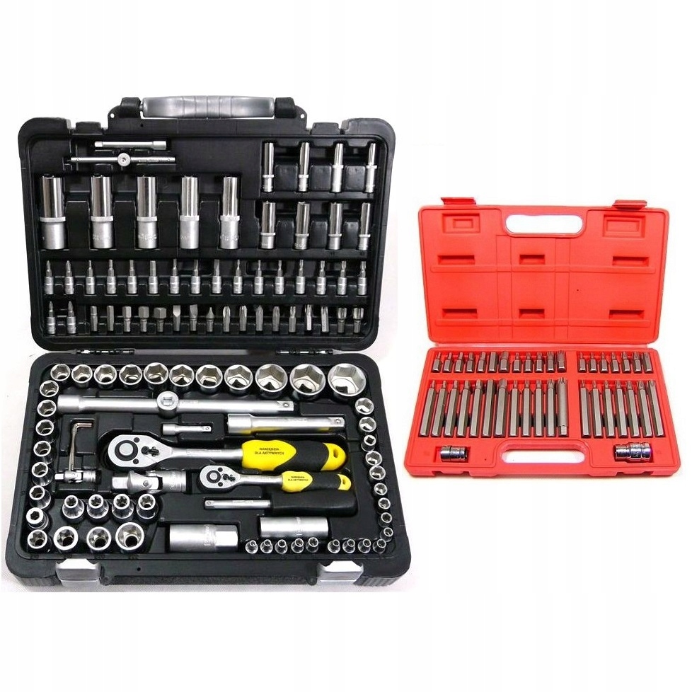 COVAL 108 ZESTAW KLUCZE NASADOWE +TORX 40el GRATIS