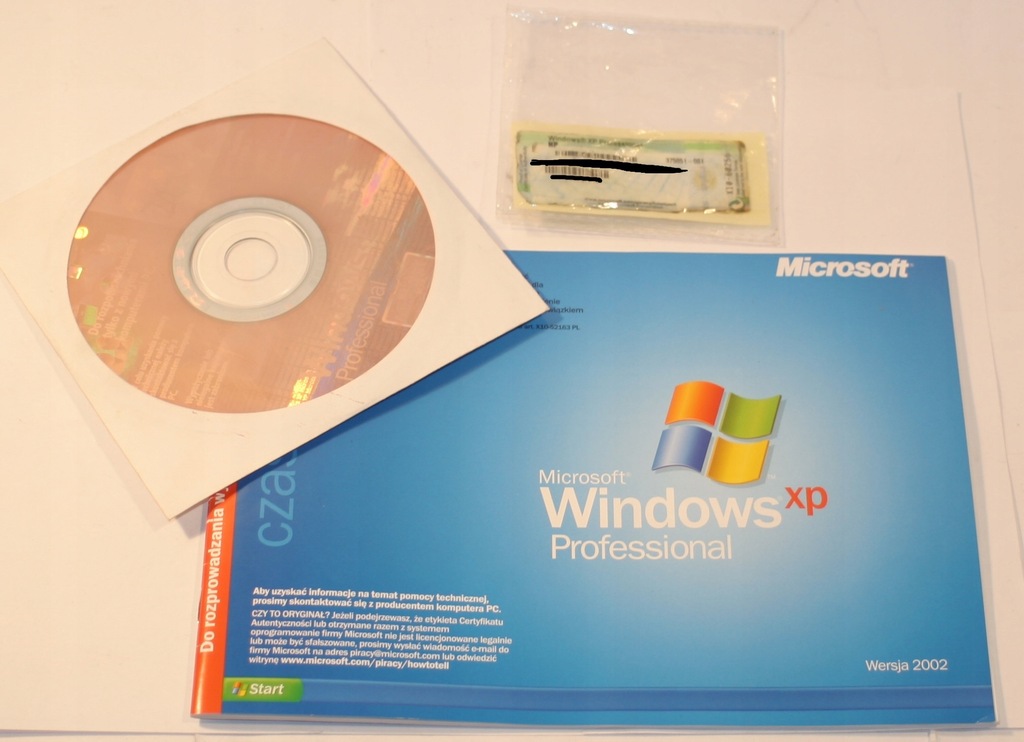 ★格安美品★Windows XP Professional SP3★ System operacyjny Microsoft MS Windows XP Professional SP3