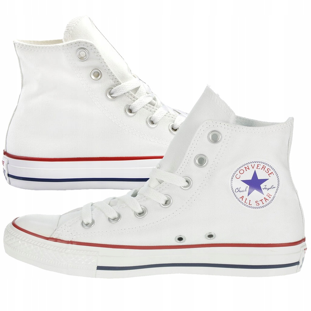 Converse All Star buty trampki męskie białe wysokie M7650 44
