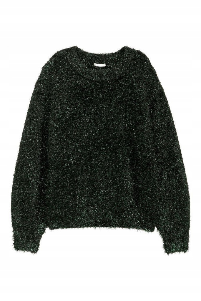 08O015 H&M__XXZ SWETER BŁYSZCZĄCY CASUAL__XS