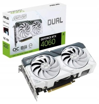 Karta graficzna - ASUS GeForce RTX 4060 DUAL OC WHITE 8GB DLSS 3