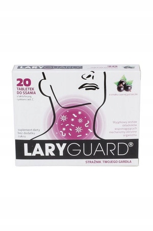Laryguard, 20 tabletek do ssania