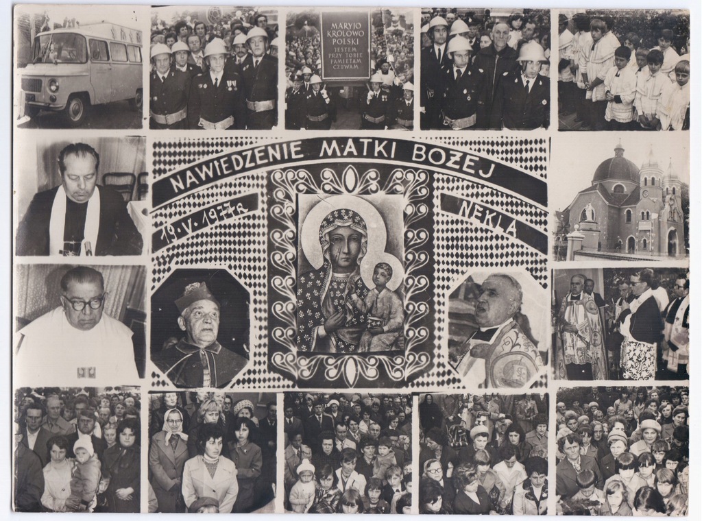Nekla p. Września. Nawiedzenie obrazu 1977 r.