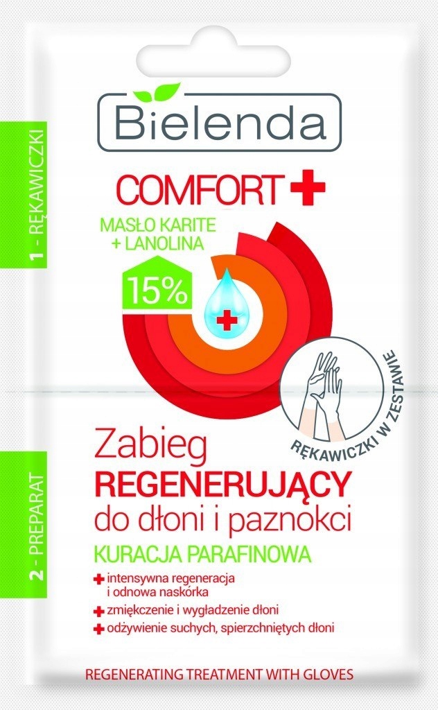 Bielenda Comfort + Zabieg regenerujący do dłoni i