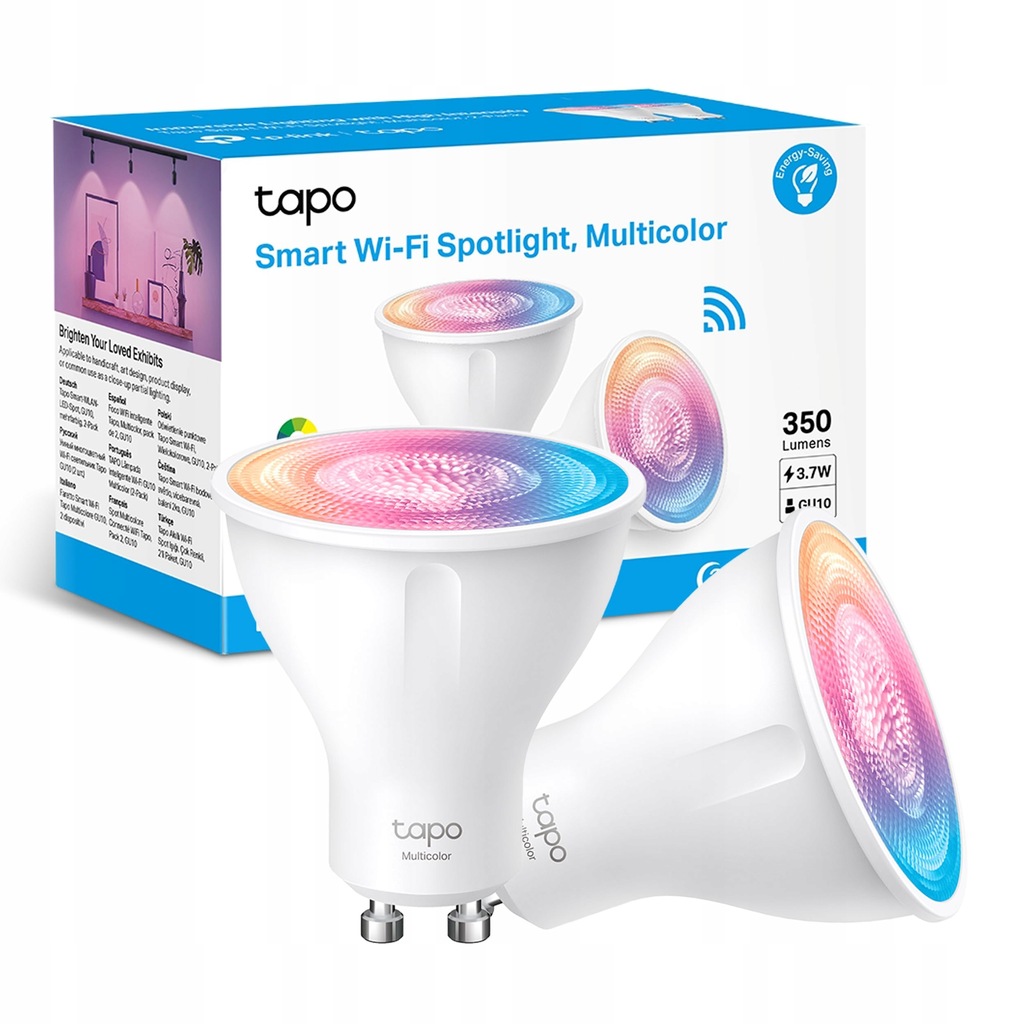 TP-Link Tapo L630 żarówka SmartHome Smart WiFi GU10 Multicolor 3.7W 2szt