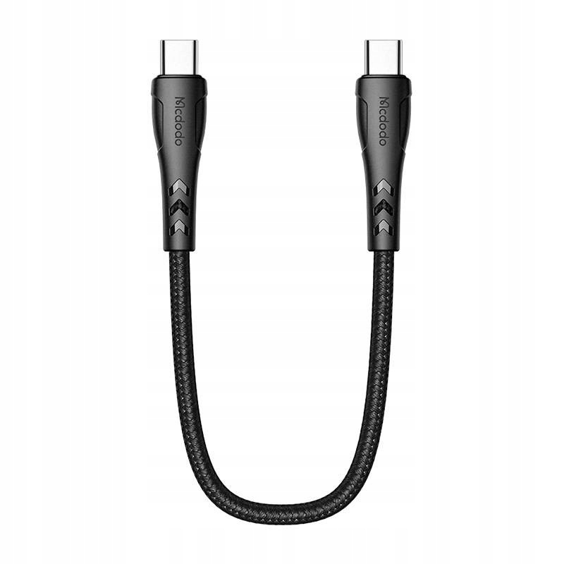 Kabel USB typ C Mcdodo QC4 PD 60W 3A 0.2m Czarny