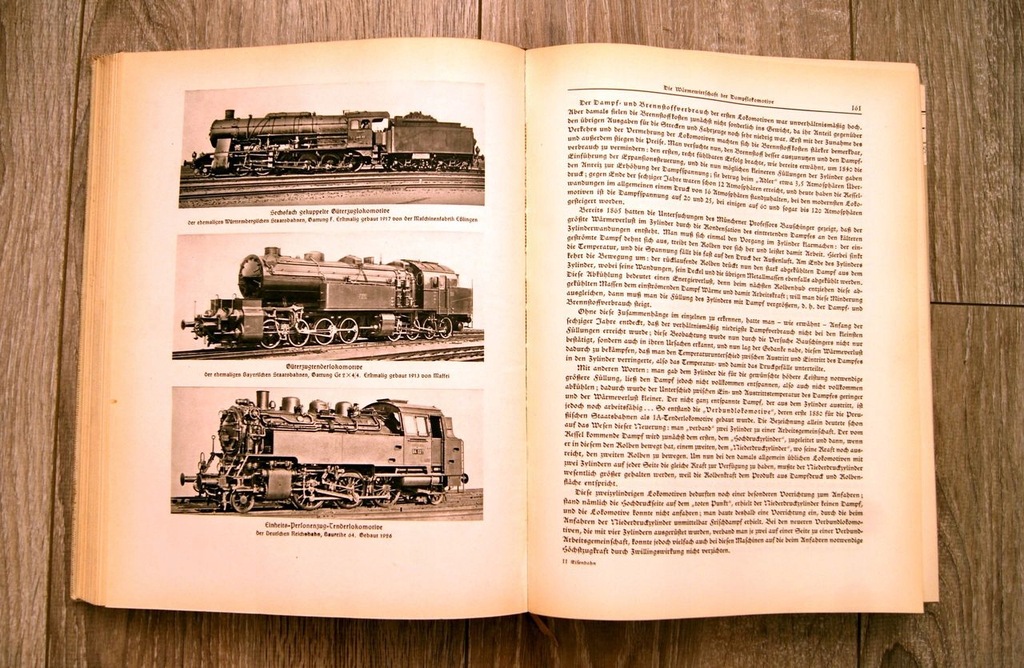 stara ksiazka o lokomotywa KOLEJNICTWO pociąg 1938