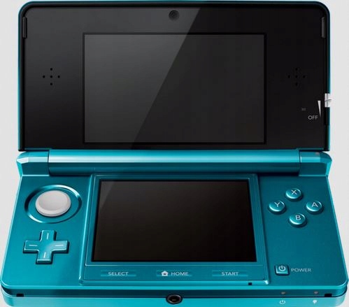 Konsola NINTENDO 3DS Aqua Blue 6 GIER STACJA DOK.