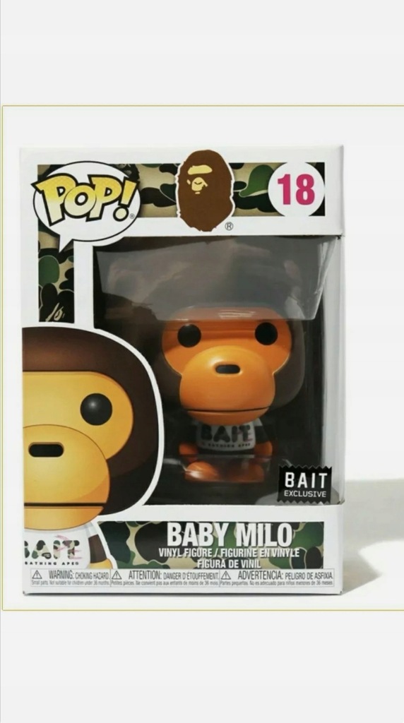 Funko Pop! BAPE Baby Milo Bait Exclusive Figure #18 - US