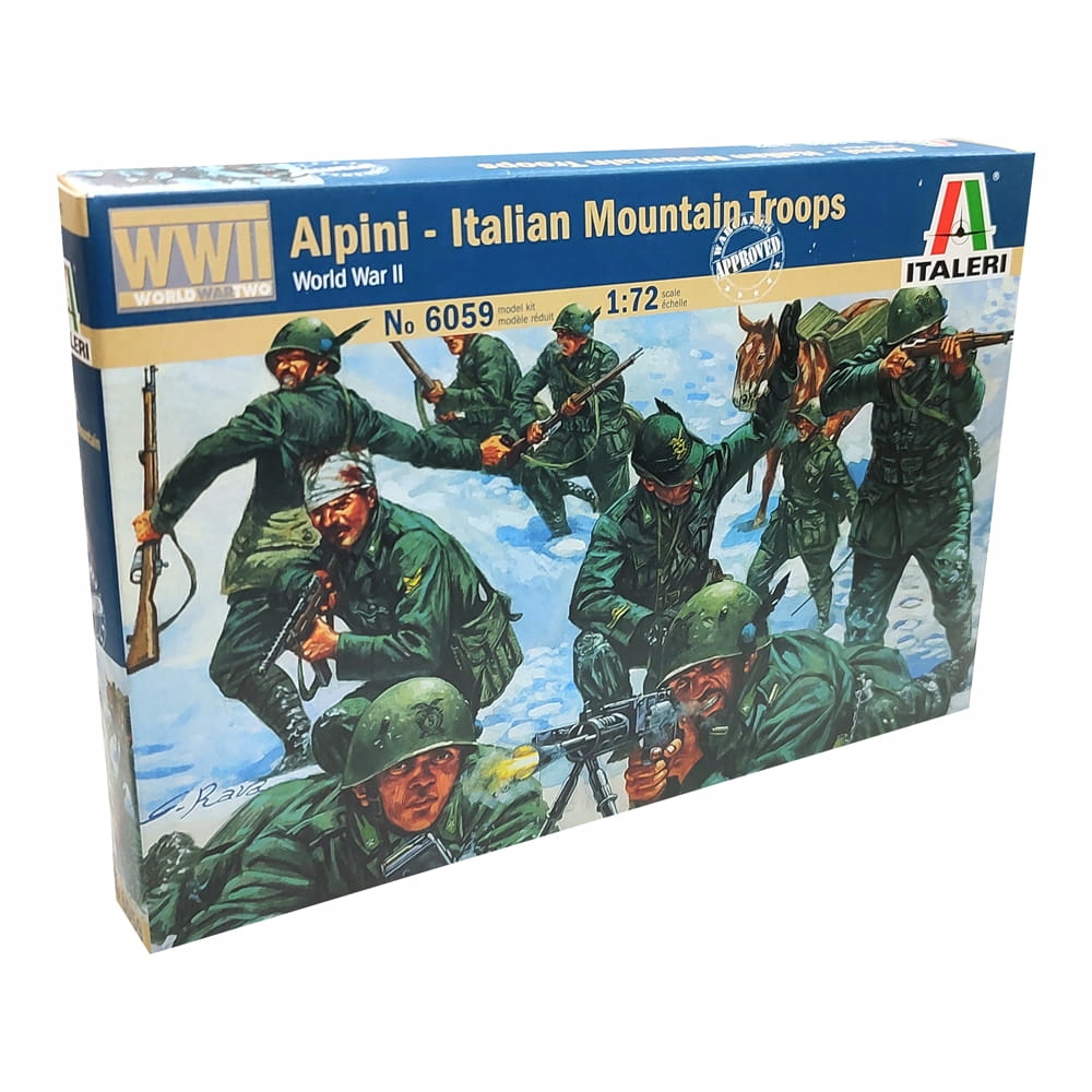 Figurki Italian Mountain Troops Alpini 1:72 Italeri 6059