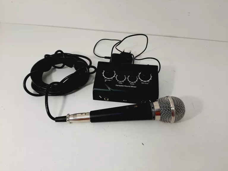 MIKROFON AZUSA DM-525 + MIKSER KARAOKE