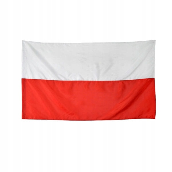 FLAGA NARODOWA POLSKA 110 CM MATERIAŁOWA