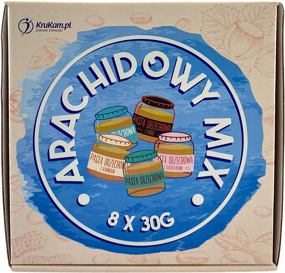 Krukam Zestaw Past ARACHIDOWY MIX Pasta Orzechowa