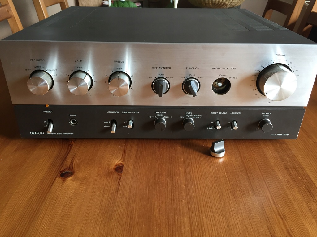MEGA TOPOWY WZMACNIACZ DENON PMA-830 JAPAN - 9546660545