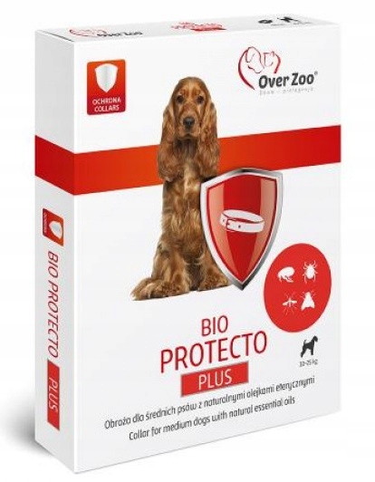 Over Zoo Bio Protecto Obroża dla średniego psa 60c