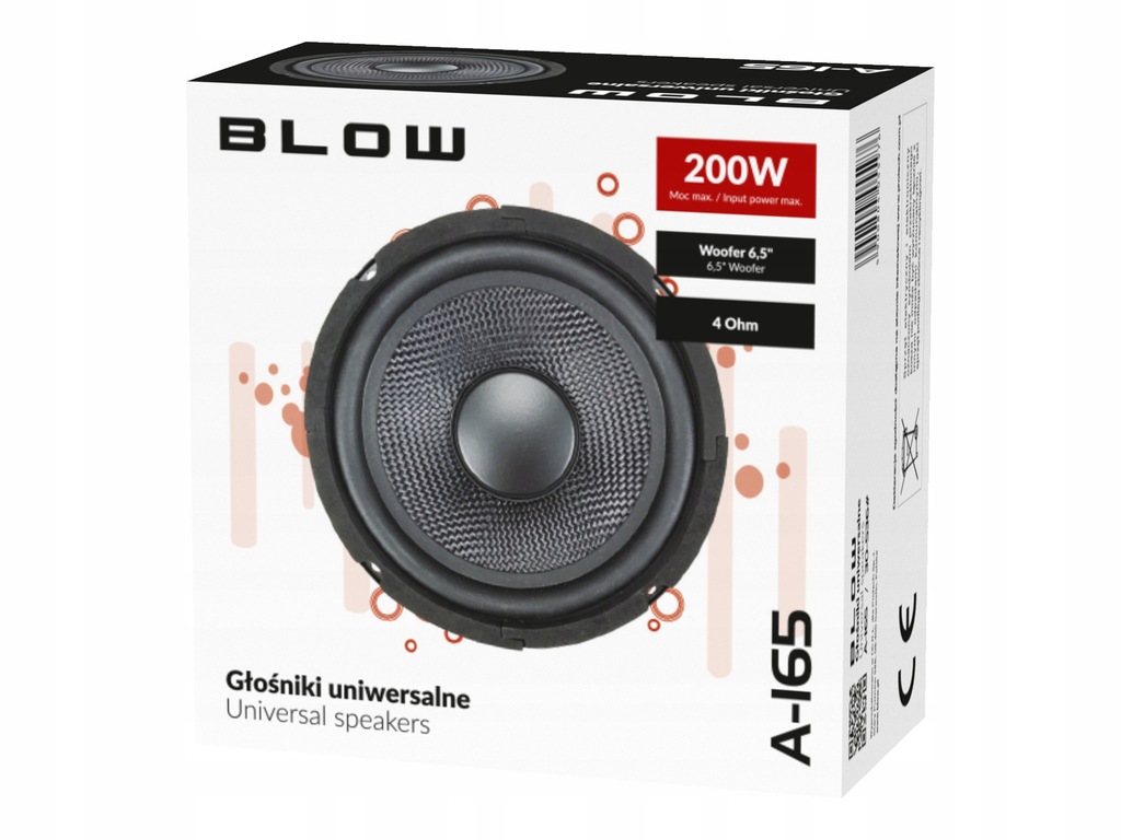 Купить Автомобильная акустика BLOW НЧ-динамик 200 Вт 165 мм: отзывы, фото, характеристики в интерне-магазине Aredi.ru