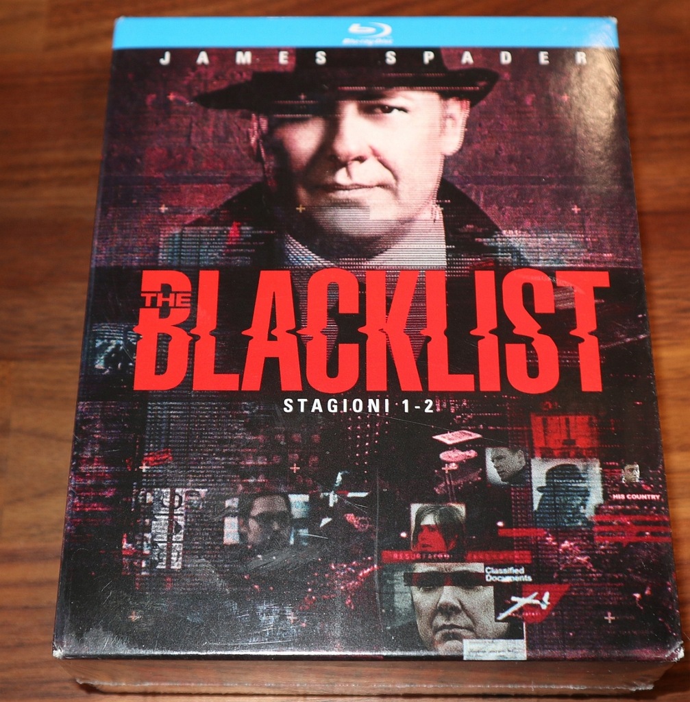 12x Blu-ray The Blacklist - CZARNA LISTA Sezon 1-2