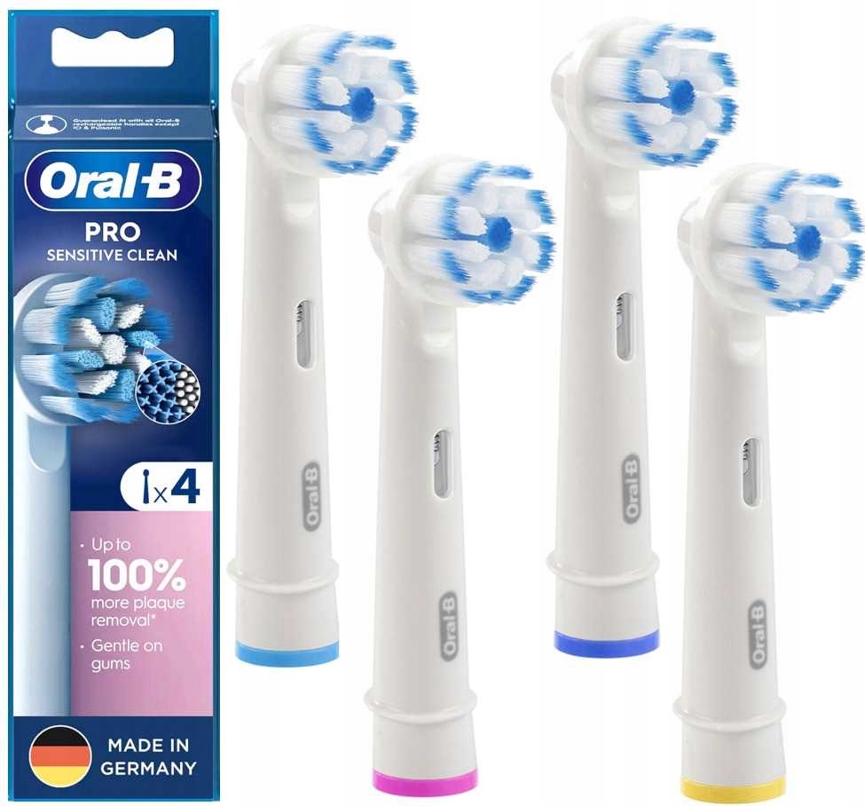 Oral-B Braun EB60 Sensitive Ultrathin GŁÓWKA 4 szt