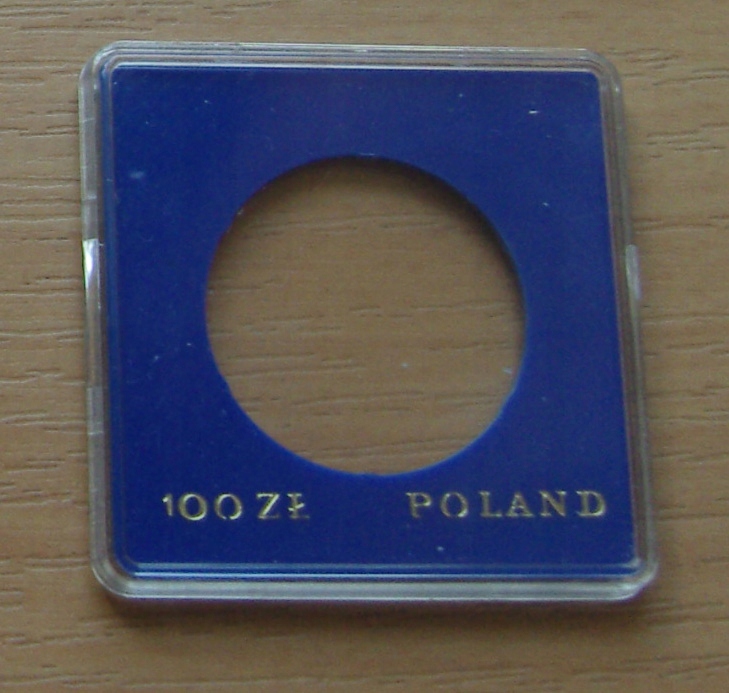 Kapsel - pudełko na monety 100 zł PRL (2)
