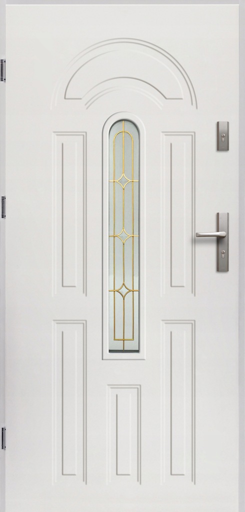 Drzwi lewe 55mm zewnętrzne białe 90 cm