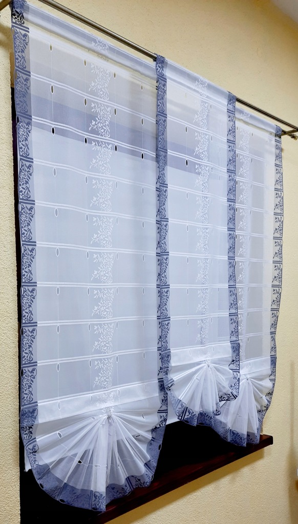 Firana firanka panel komplet paneli 3 szt.