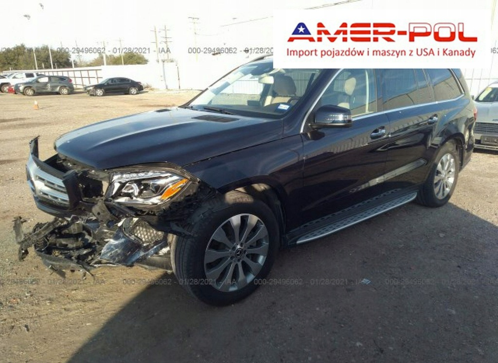 MERCEDES-BENZ GLS 450, 2017,3.0L, uszkodzony