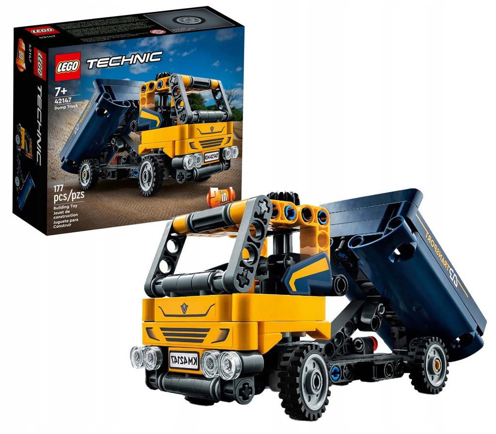 KLOCKI LEGO Technic 42147 Wywrotka Koparka 2w1 ZESTAW NA PREZENT DLA NIEGO