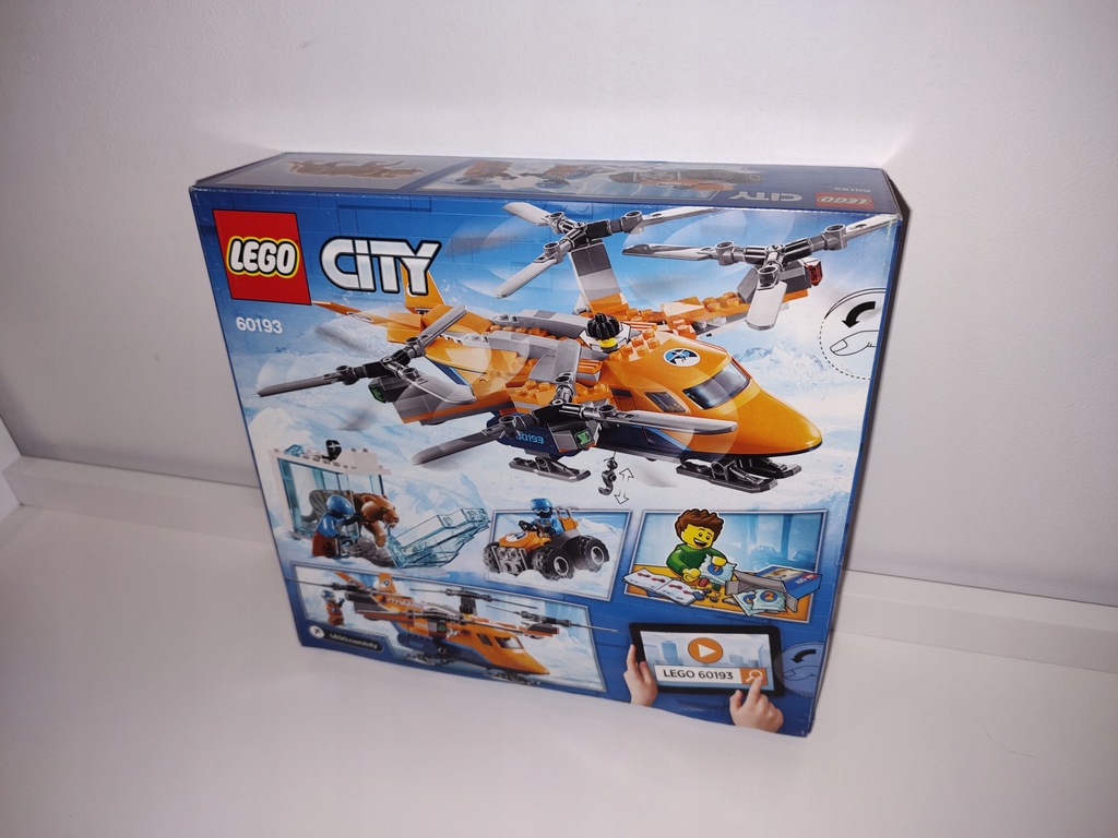 LEGO 60193 City - Arktyczny transport powietrzny. Zniszczone pudełko
