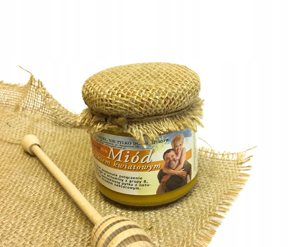 Miód z pyłkiem kwiatowym 250g