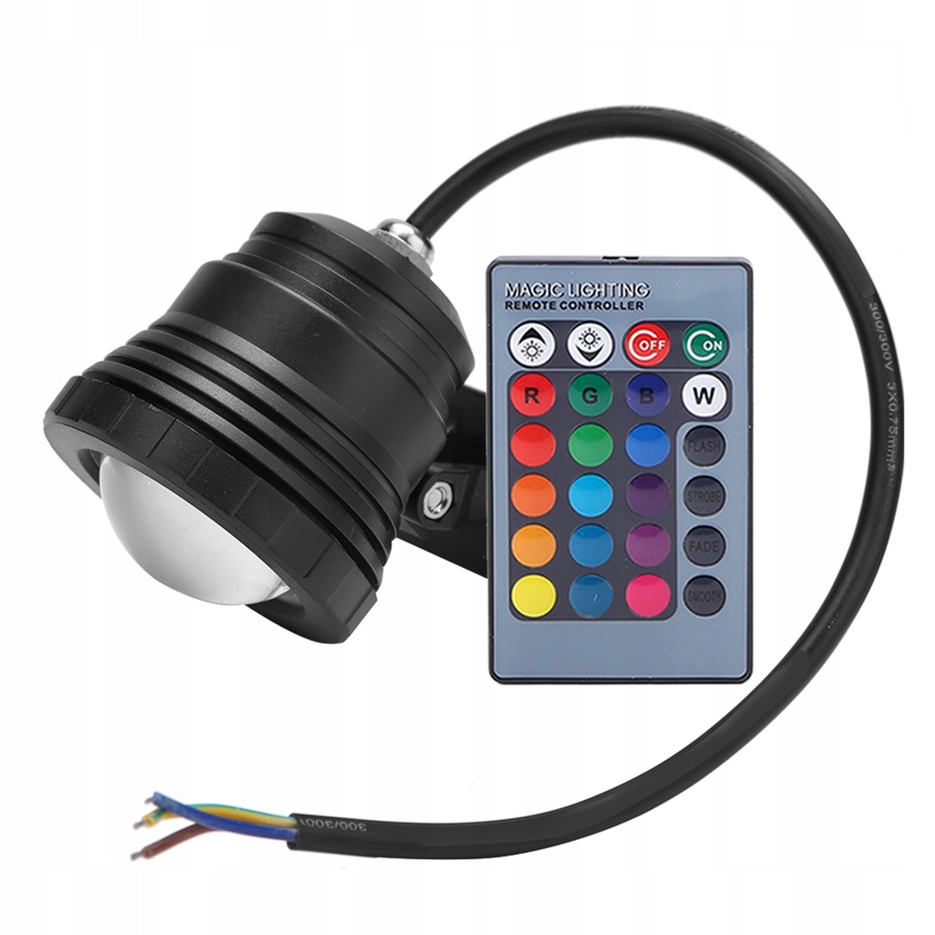 REFLEKTOR LAMPA OŚWIETLENIE STAWU LED RGB 5W