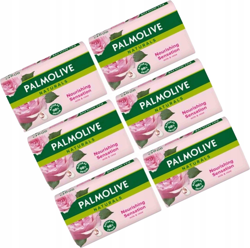 PALMOLIVE MYDŁO 90 g X 6 szt. MLEKO & RÓŻA - 12627240728 - oficjalne ...
