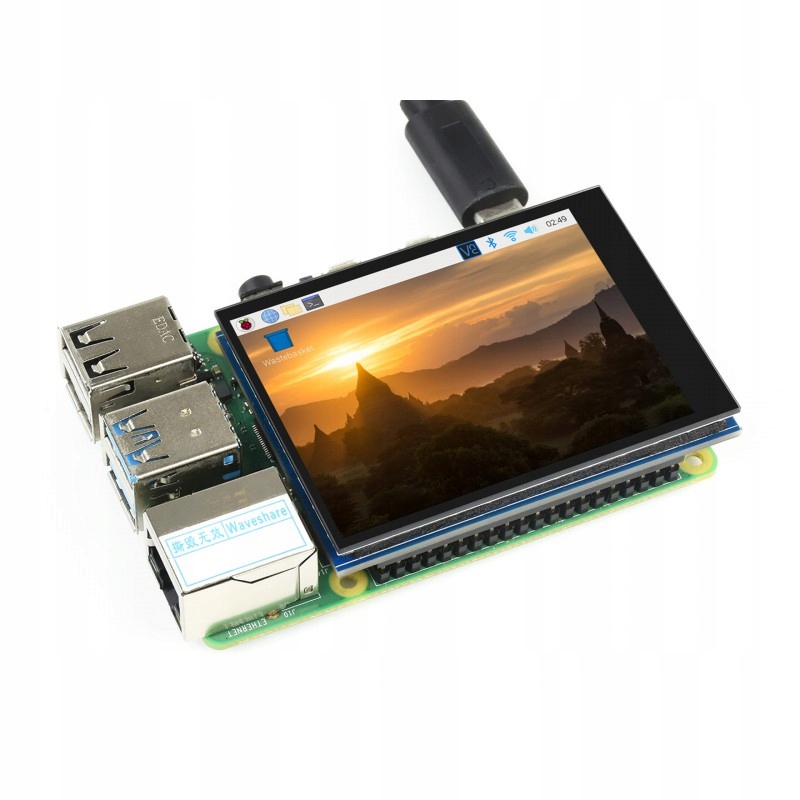 LCD 2.8" IPS DPI 480x640 doty do Raspberry Pi