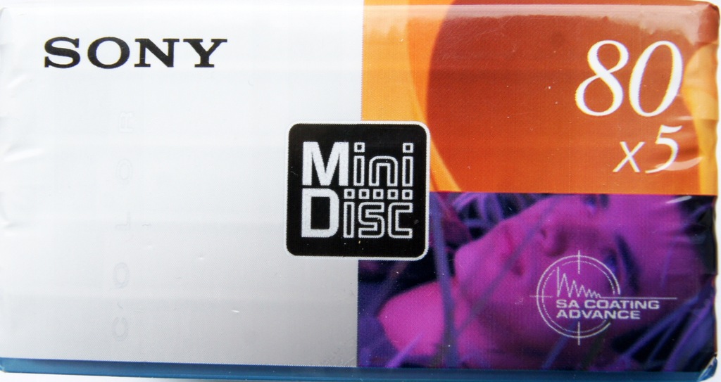 5x SONY MiniDisc 80 min NOWE