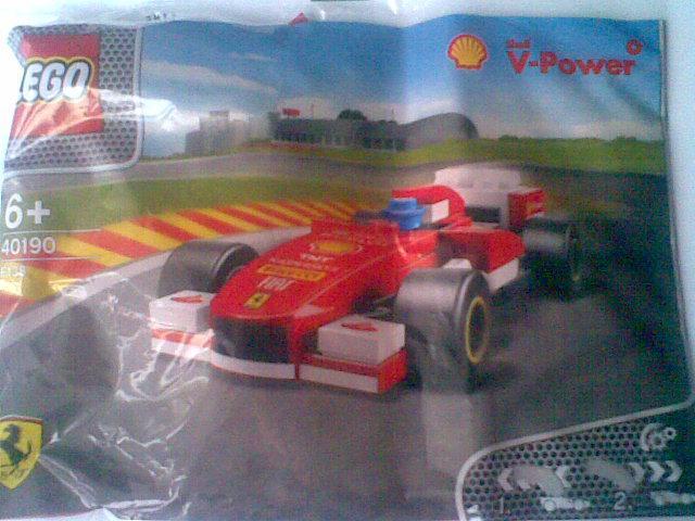 LEGO 40190 FERRARI F 138 EDYCJA LIMITOWANA SHELL