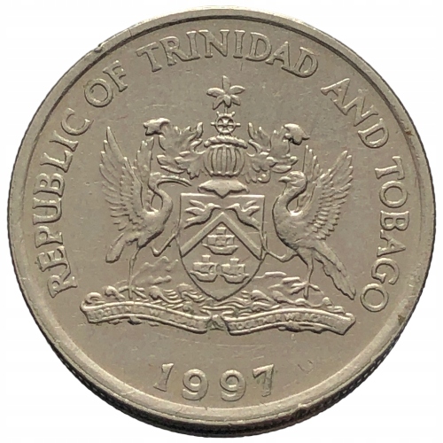 58330. Trynidad i Tobago - 25 centów - 1997r.