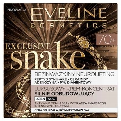 Eveline Exclusive Snake 70+ Krem silnie odbudowują
