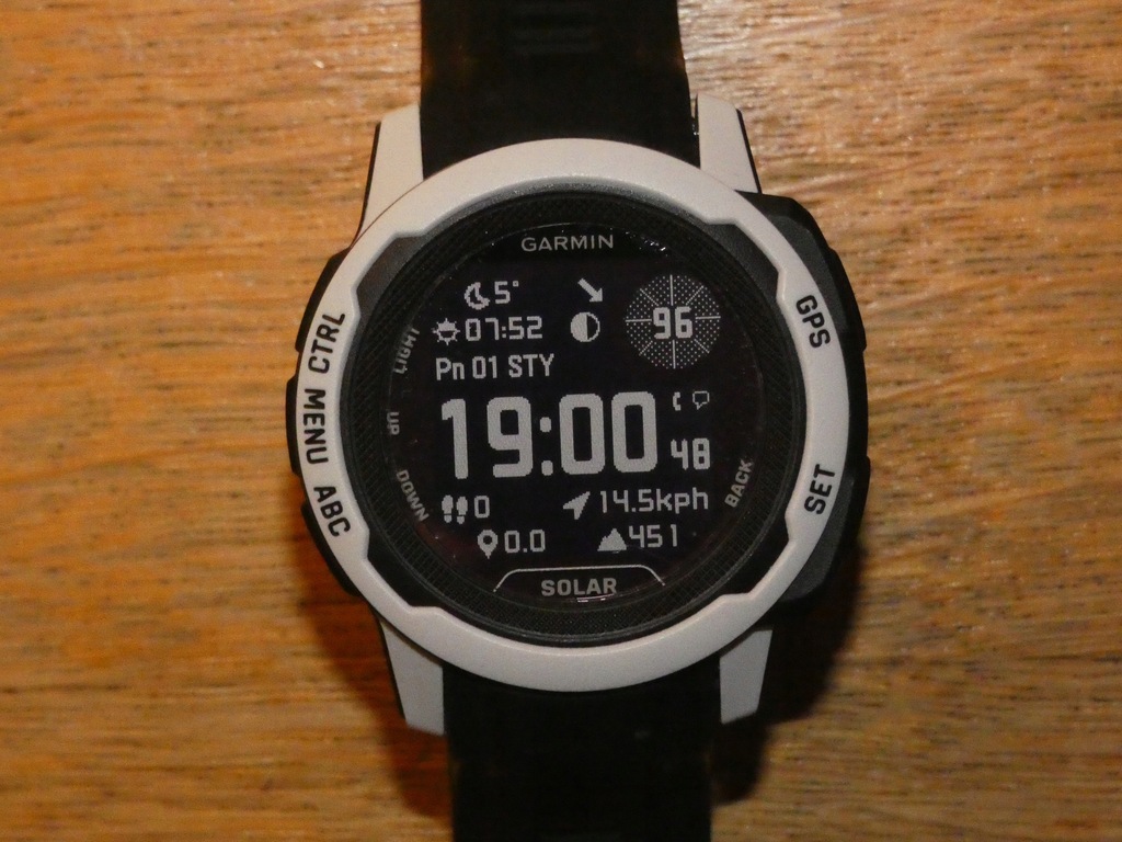 Smartwatch Garmin Instinct 2S Solar szary