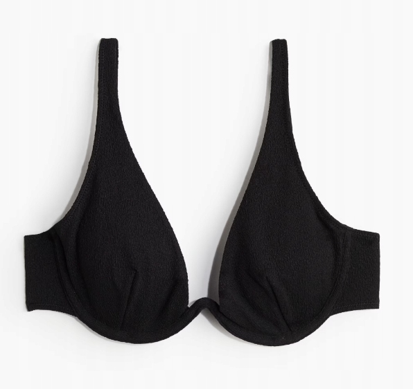 H&M Góra Od Kostiumu Kąpielowego Bikini Czarna Rozmiar 85B