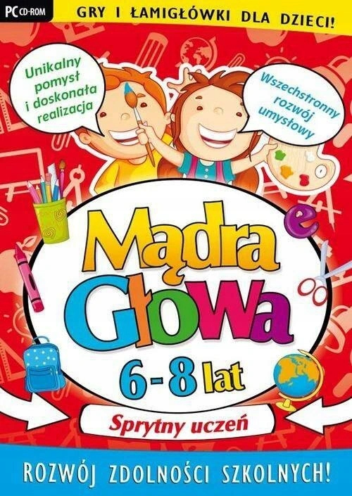 Mądra Głowa 6-8 lat Sprytny uczeń