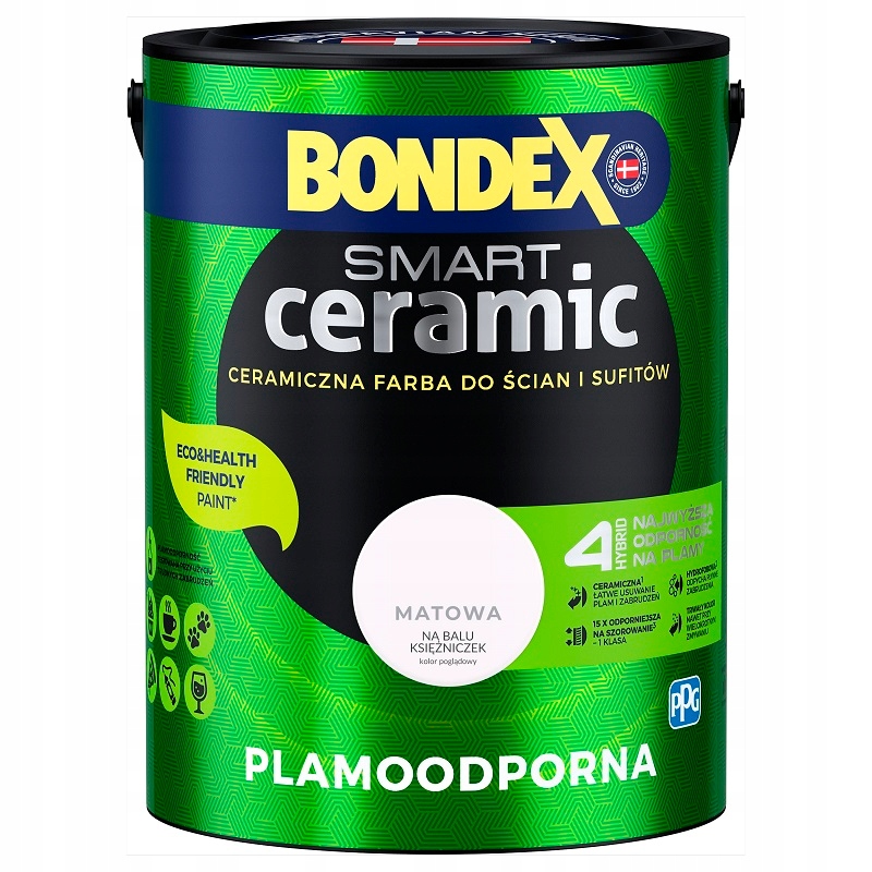 Farba ceramiczna do ścian Bondex SMART CERAMIC na balu księżniczek 5l