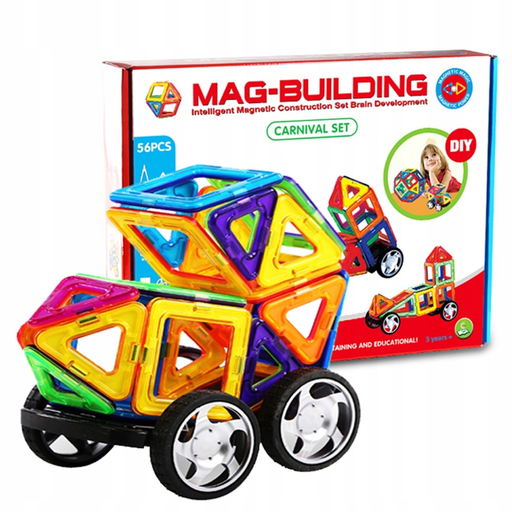 Купить Магнитные развивающие конструкторы 56 шт.: отзывы, фото и ...