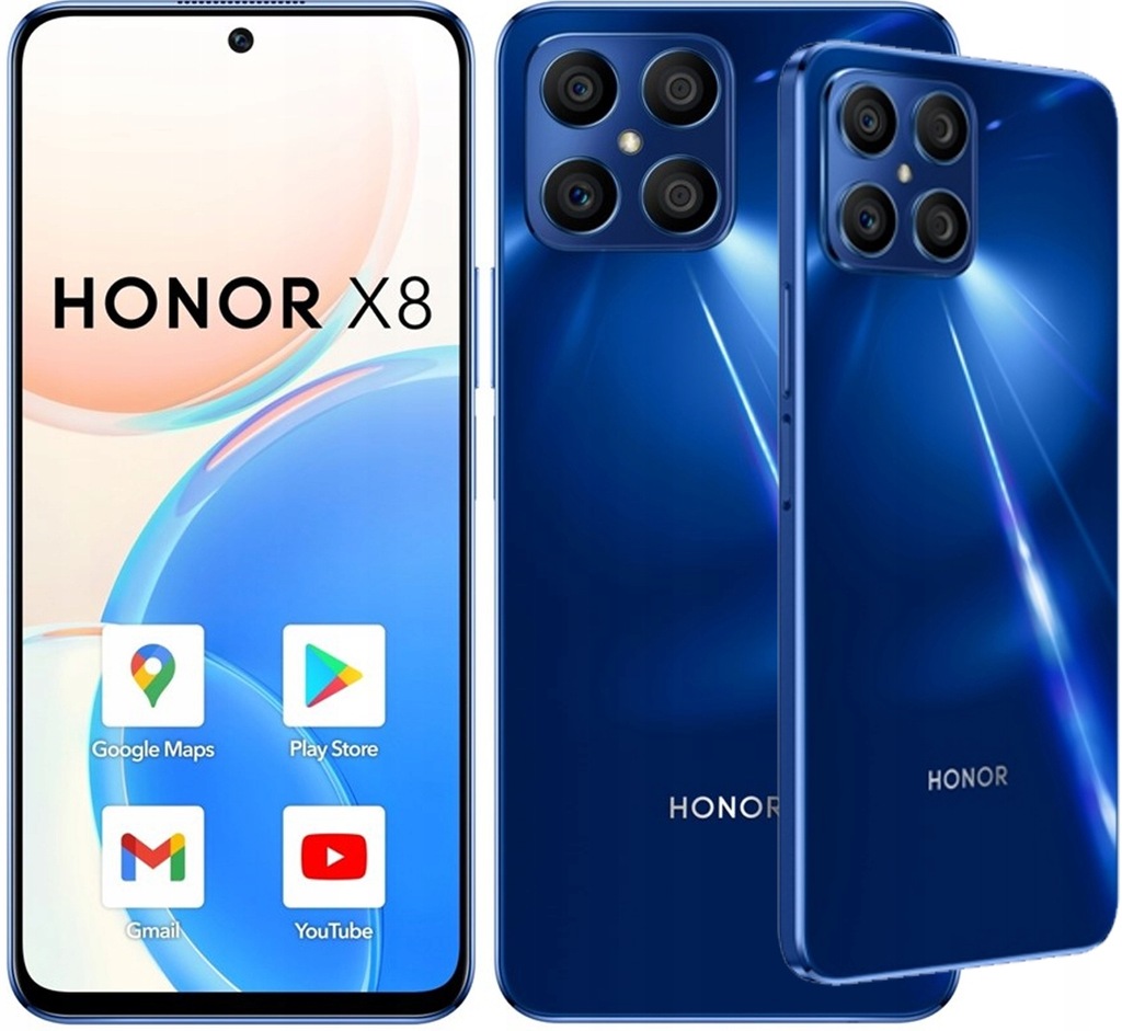 HONOR X8 6/128GB SMARTFON LTPS 6,7 Snapdragon Blue