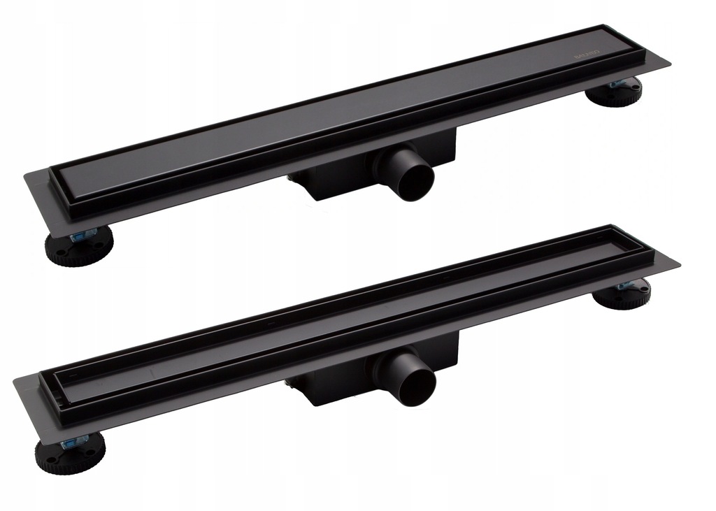 Odpływ liniowy Balneo Duplex 110 cm czarny dwustronny BLK110N