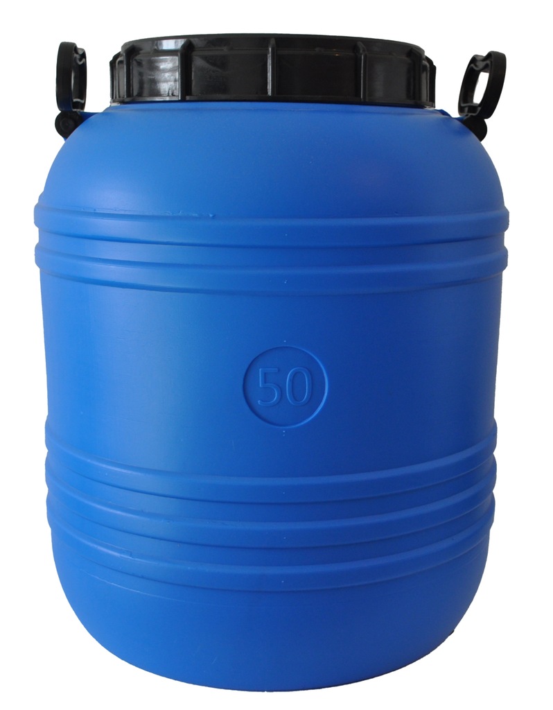 Beczka plastikowa 50L do kwaszenia, z uszczelką