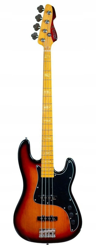 Markbass MB GV4 Gloxy 3-Tone Sunburst CR MP Passive Gitara basowa