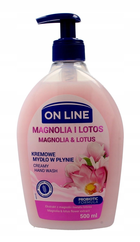 On Line Mydło kremowe w dozowniku Magnolia i Lotos
