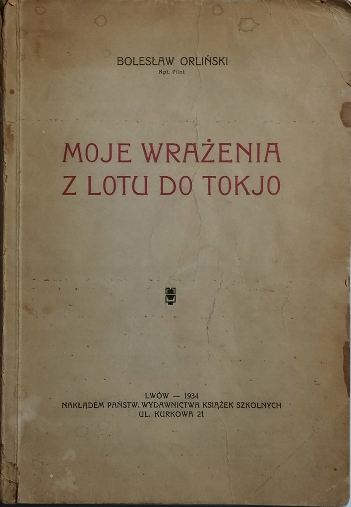 Moje wrażenia z lotu do Tokjo Bolesław Orliński