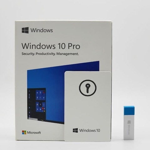 Windows 10 PRO 32/64bit PENDRIVE + KLUCZ BOX