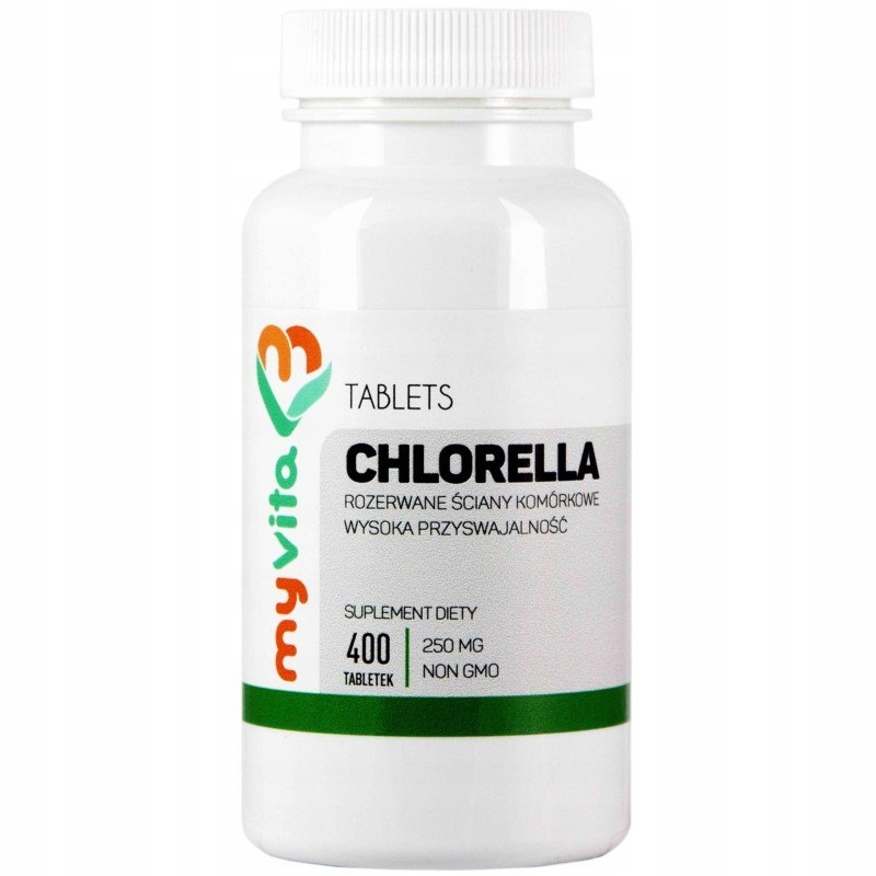 MyVita Chlorella tabletki 250mg, 400 szt.